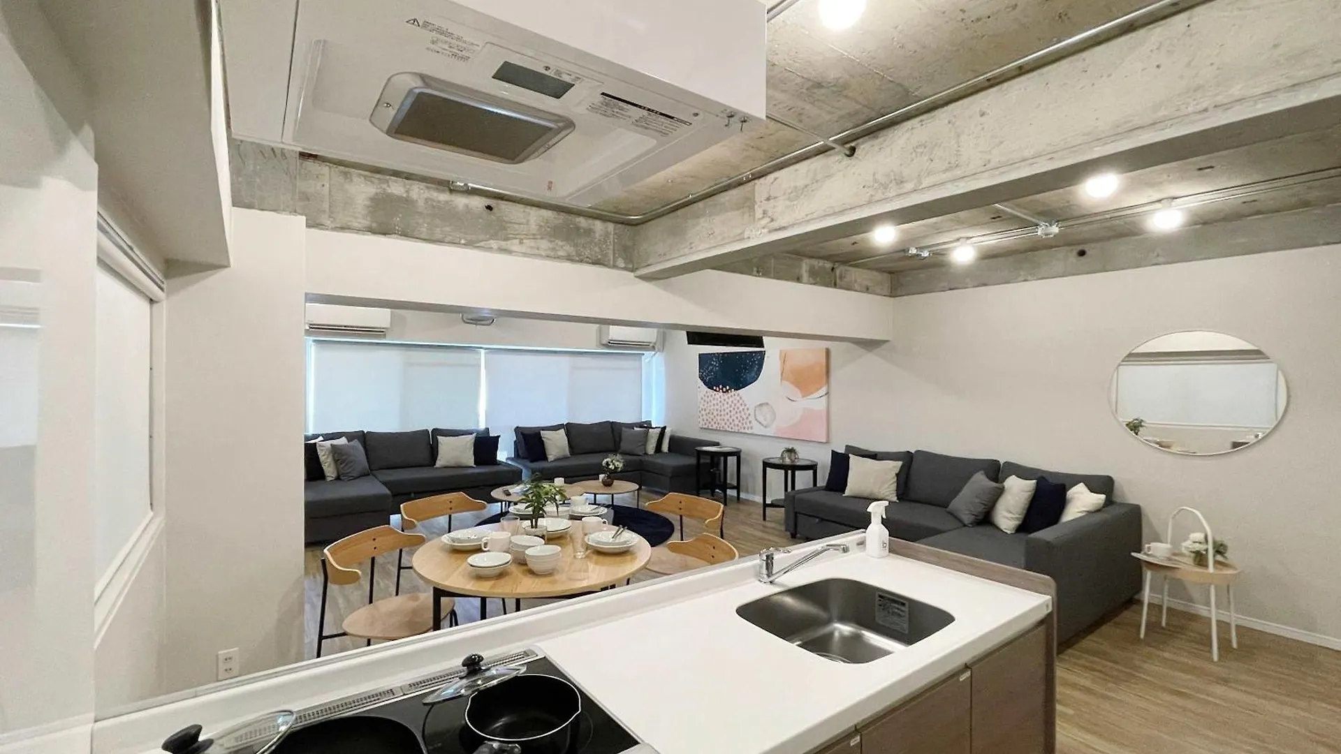 アパート Bhotel Dai3Himawari - Amazing Dome View 30 Sec Peacepark, Up To 10 Ppl 広島市